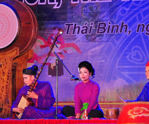 Bảo tồn di sản văn hóa phi vật thể ca trù ở Thái Bình - Anh 2
