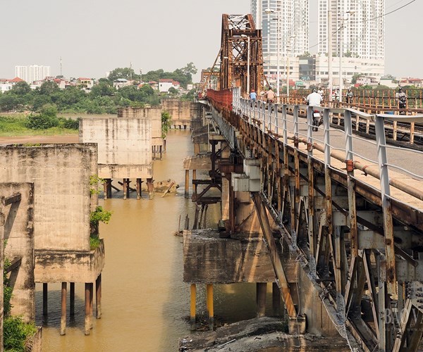“Khoác áo mới” cho cầu Long Biên - Anh 1