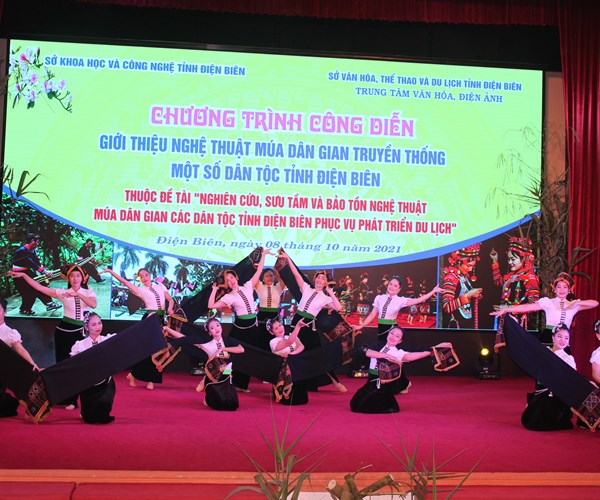 Bao ton nghe thuat mua dan gian cac dan toc Dien Bien gan voi phat trien du lich - Anh 1