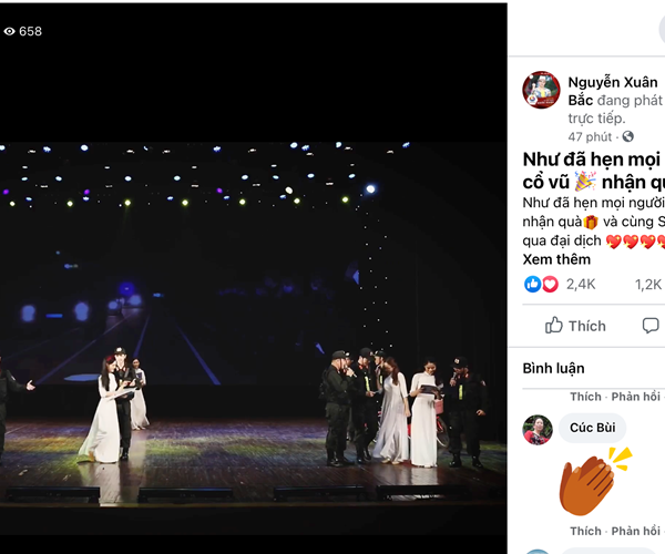 Chương trình nghệ thuật  “San sẻ yêu thương, Vượt qua đại dịch” số 7: Mong sẽ có nhiều chương trình đẹp như thế! - Anh 3