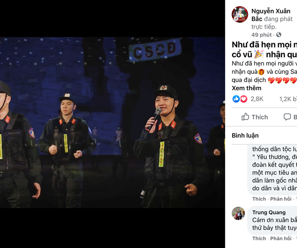 Chương trình nghệ thuật  “San sẻ yêu thương, Vượt qua đại dịch” số 7: Mong sẽ có nhiều chương trình đẹp như thế! - Anh 4