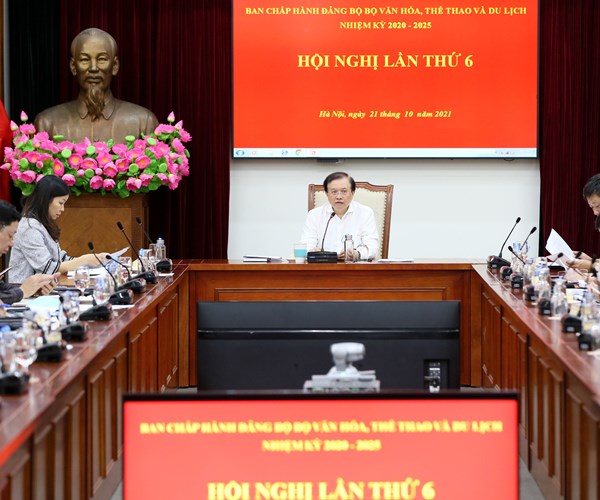 Hội nghị lần thứ 6 Ban chấp hành Đảng bộ Bộ VHTTDL - Anh 1