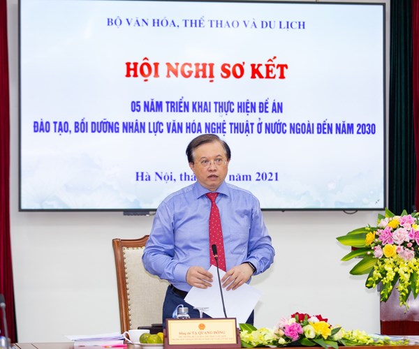 Hội nghị sơ kết 5 năm triển khai Đề án đào tạo, bồi dưỡng nhân lực văn hoá nghệ thuật ở nước ngoài - Anh 2
