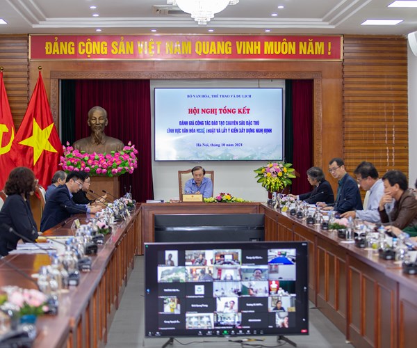 Đẩy mạnh công tác đào tạo chuyên sâu đặc thù lĩnh vực văn hoá nghệ thuật - Anh 1