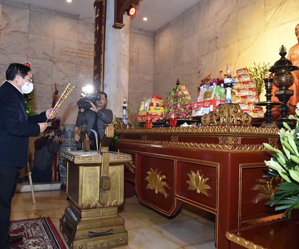 Thu tuong du Ngay hoi Dai doan ket toan dan toc tai Khu Di tich Pac Bo - Anh 11