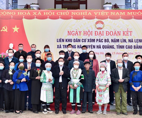 Thu tuong du Ngay hoi Dai doan ket toan dan toc tai Khu Di tich Pac Bo - Anh 6