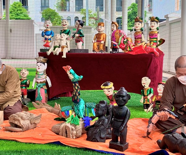 Cùng trải nghiệm với Nghệ thuật múa rối nước truyền thống - Anh 2