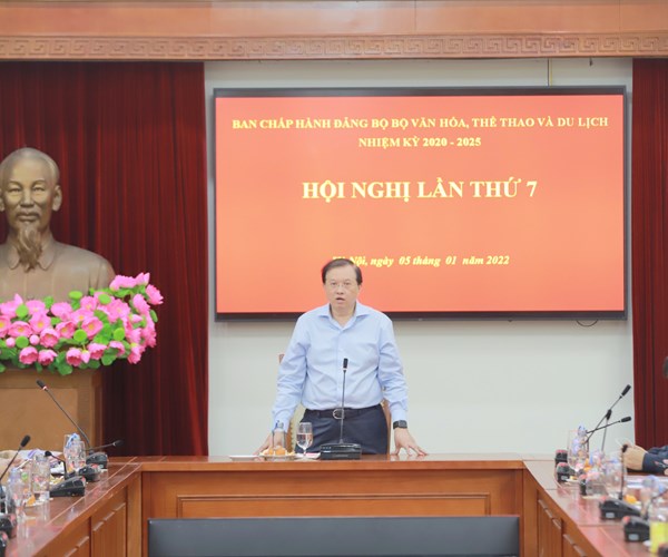 Hội nghị Ban Chấp hành Đảng bộ Bộ VHTTDL lần thứ 7: Đổi mới nâng cao chất lượng ngay từ sinh hoạt chi bộ - Anh 1