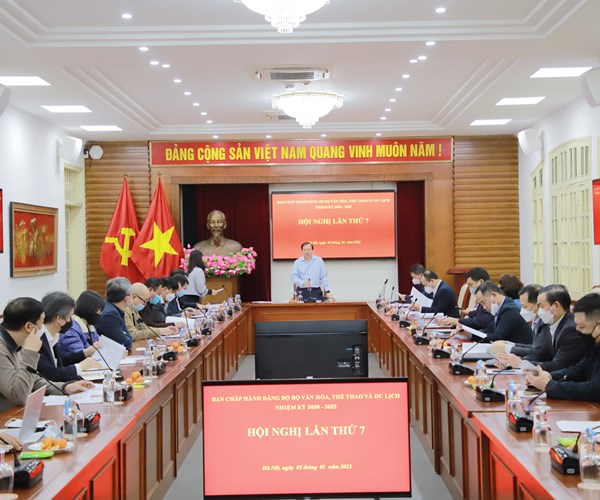Hội nghị Ban Chấp hành Đảng bộ Bộ VHTTDL lần thứ 7: Đổi mới nâng cao chất lượng ngay từ sinh hoạt chi bộ - Anh 3