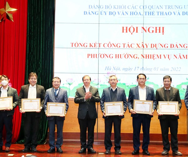 Đảng ủy Bộ VHTTDL: Nâng cao chất lượng tổ chức cơ sở đảng và đội ngũ đảng viên - Anh 6