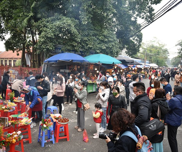 Người dân Hà Nội chen chân vái vọng ở phủ Tây Hồ - Anh 8