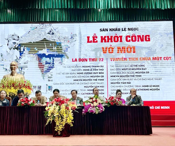 Sân khấu Kịch Lệ Ngọc khởi công dựng hai tác phẩm sân khấu về đề tài lịch sử - Anh 1