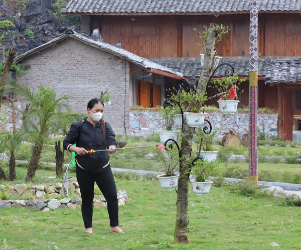 Làng văn hóa du lịch cộng đồng dân tộc Mông xã Pả Vi sẵn sàng đón du khách - Anh 1