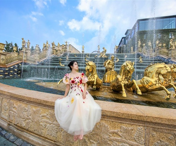 Cận cảnh Thác Thần Mặt trời đẹp ngất ngây trên đỉnh Bà Nà - Anh 6