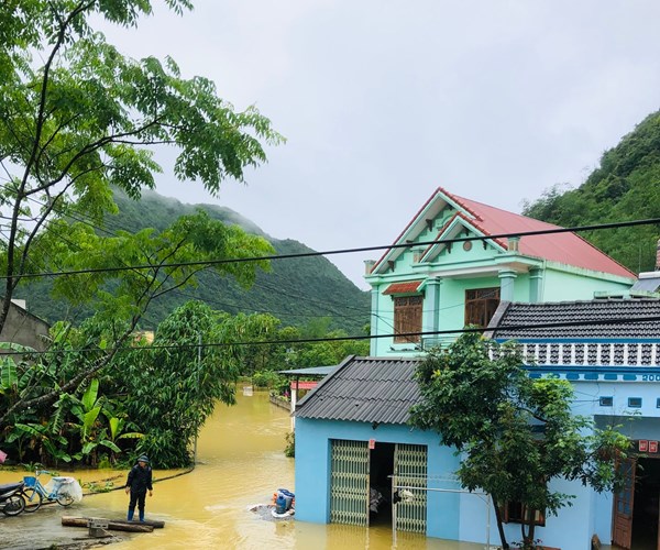 Mưa lớn gây ngập úng, chia cắt giao thông ở Bắc Sơn, Lạng Sơn - Anh 6