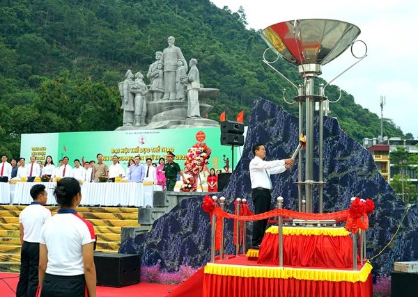 Khai mạc Đại hội Thể dục thể thao tỉnh Hà Giang lần thứ IX - Anh 1