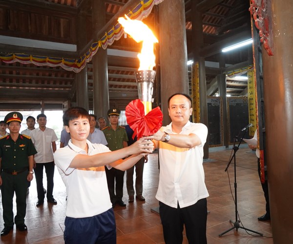 Sẵn sàng cho Lễ khai mạc Đại hội Thể dục thể thao tỉnh Hà Nam lần thứ VI năm 2022 - Anh 1
