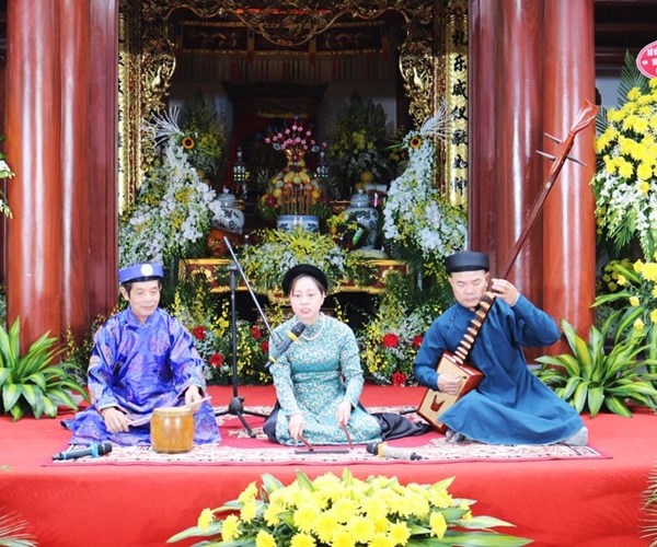 Tôn vinh di sản nghệ thuật Ca trù ở Thủy Nguyên, Hải Phòng - Anh 2