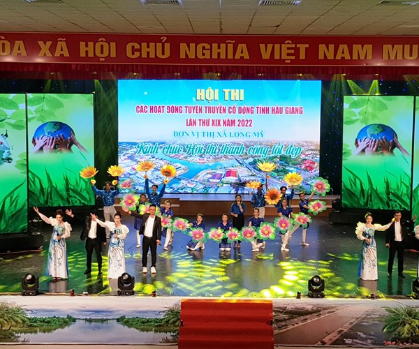 Hậu Giang bế mạc hội thi các hoạt động tuyên truyền cổ động - Anh 1