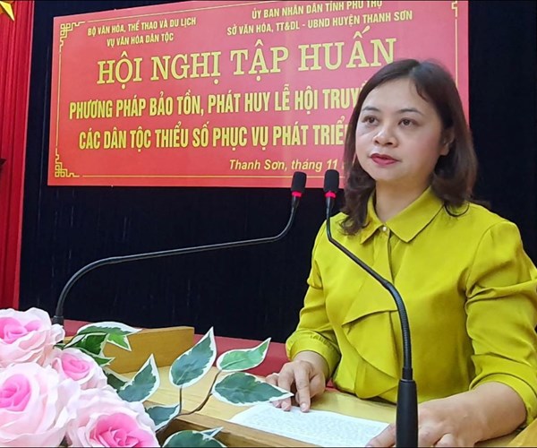 Phát huy giá trị văn hóa tiêu biểu dân tộc Mường, Dao ở Thanh Sơn gắn với phát triển du lịch - Anh 3
