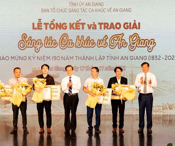 Tổng kết và trao giải sáng tác ca khúc về An Giang - Anh 1