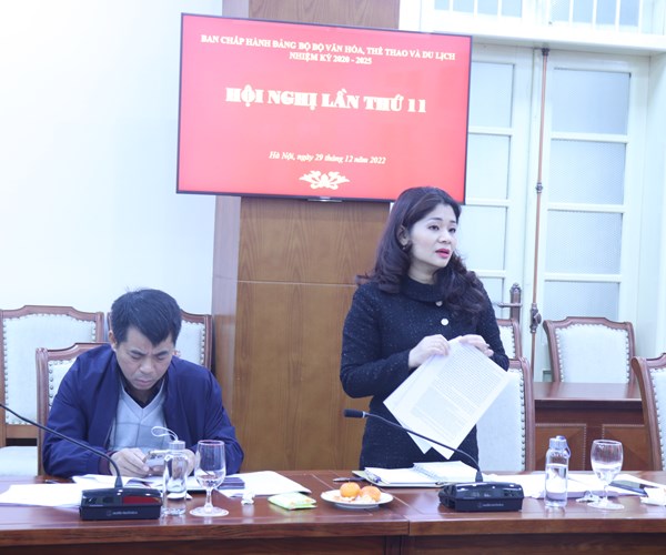 Đảng bộ Bộ VHTTDL: Tăng cường công tác kiểm tra, giám sát với tổ chức đảng và đảng viên - Anh 6