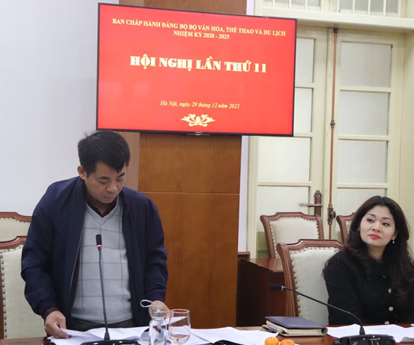 Đảng bộ Bộ VHTTDL: Tăng cường công tác kiểm tra, giám sát với tổ chức đảng và đảng viên - Anh 5