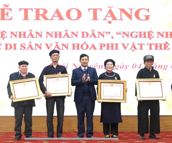 Thái Nguyên trao tặng danh hiệu 