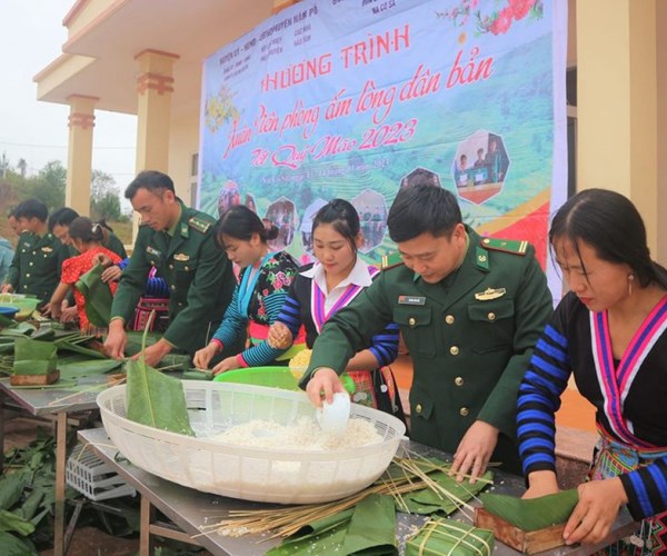 Tết của những người lính quân hàm xanh nơi biên giới - Anh 1