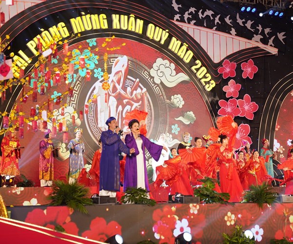 Rực rỡ Chương trình nghệ thuật “Hải Phòng Mừng Xuân Quý Mão 2023” - Anh 2