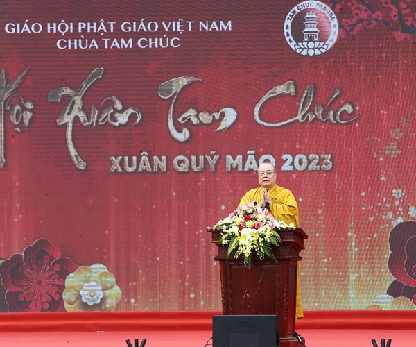 Tung bung khai hoi Xuan Tam Chuc Quy Mao 2023 - Anh 2