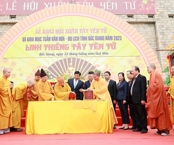 Bắc Giang khai hội Xuân Tây Yên Tử năm 2023 - Anh 4