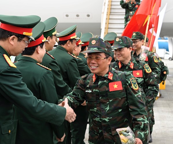 Lực lượng cứu hộ QĐND Việt Nam từ Thổ Nhĩ Kỳ về nước an toàn - Anh 2