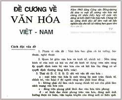 Tính tiên phong của Đề cương về văn hoá Việt Nam - Anh 1