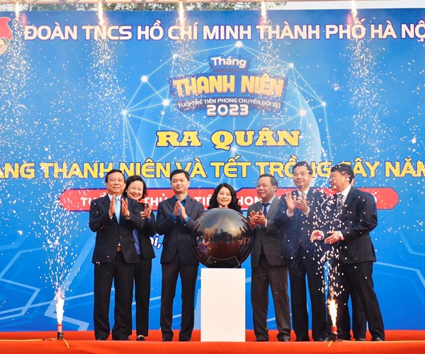 Tuổi trẻ Thủ đô ra quân tháng Thanh niên năm 2023 - Anh 1