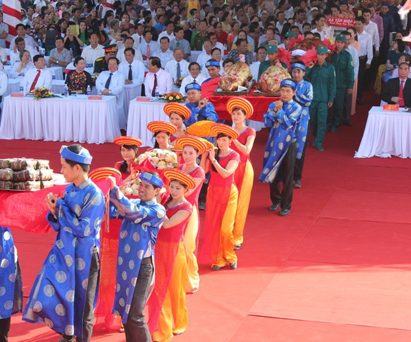 Nhiều hoạt động hướng về nguồn cội tại Lễ Giỗ Tổ Hùng Vương ở Kiên Giang - Anh 1