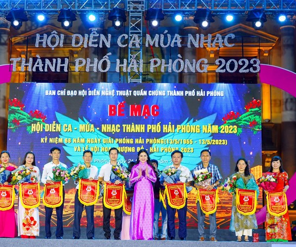 Bế mạc Hội diễn Ca – Múa – Nhạc thành phố Hải Phòng 2023 - Anh 1