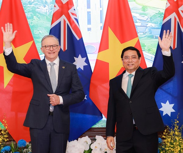 Thu tuong Pham Minh Chinh don, hoi dam voi Thu tuong Australia - Anh 6