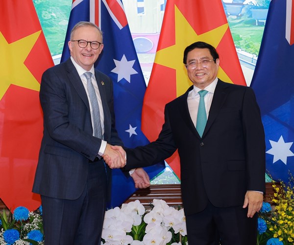 Thu tuong Pham Minh Chinh don, hoi dam voi Thu tuong Australia - Anh 5