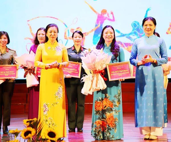 Bế mạc Hội thi Dân vũ và thể dục thể thao phụ nữ toàn quốc năm 2023 - Anh 1
