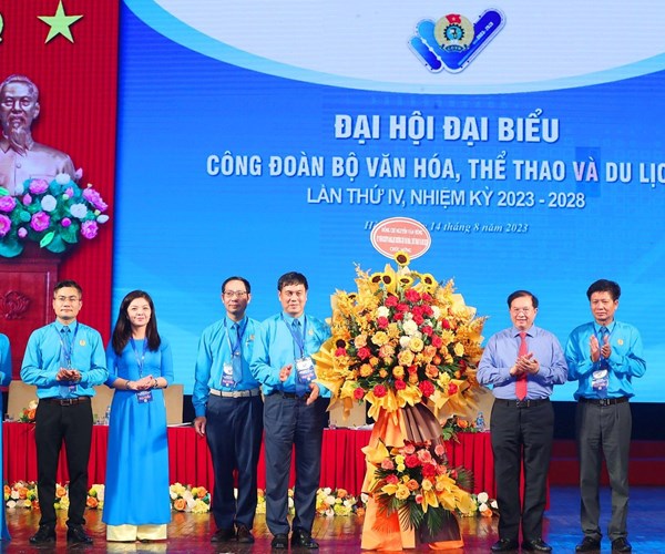 Đại hội Công đoàn Bộ VHTTDL lần thứ IV nhiệm kỳ 2023 – 2028 - Anh 2
