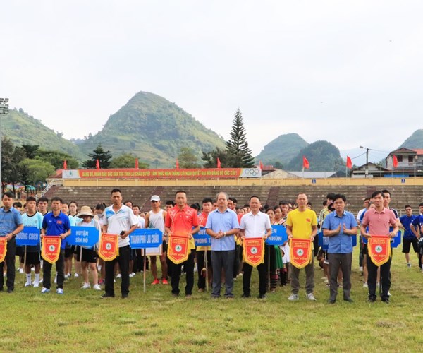 Hội thi thể thao các dân tộc tỉnh Lai Châu 2023 - Anh 1