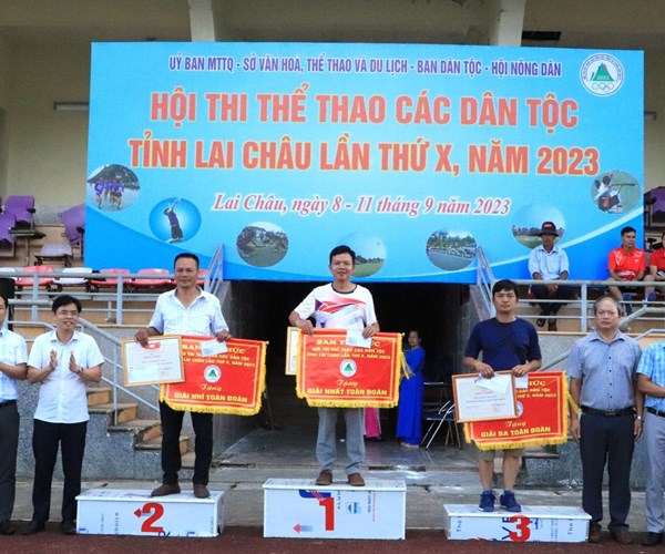Bế mạc Hội thi thể thao các dân tộc tỉnh Lai Châu 2023 - Anh 1