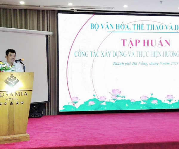 Bộ VHTTDL: Tập huấn công tác xây dựng và thực hiện hương ước, quy ước tại Đà Nẵng - Anh 1