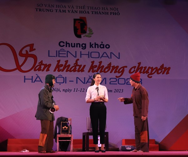 Khai mạc Liên hoan sân khấu không chuyên Hà Nội năm 2023 - Anh 4