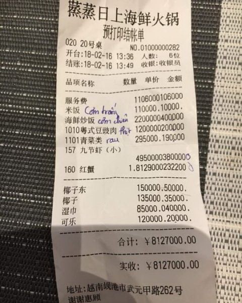 Nhà hàng bị tố