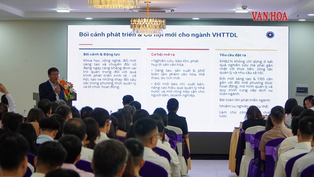 Thúc đẩy đổi mới sáng tạo, nâng cao hiệu quả quản lý ngành Văn hóa