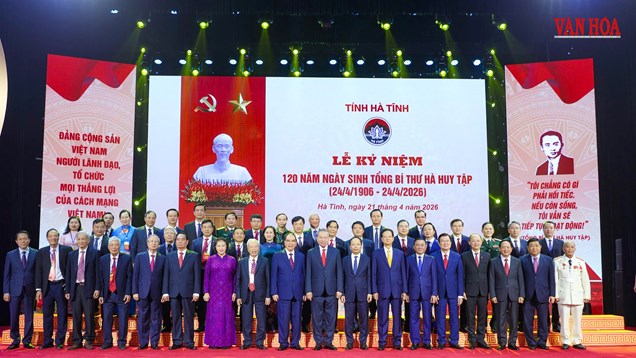 Lễ kỷ niệm trọng thể 120 năm Ngày sinh Tổng Bí thư Hà Huy Tập