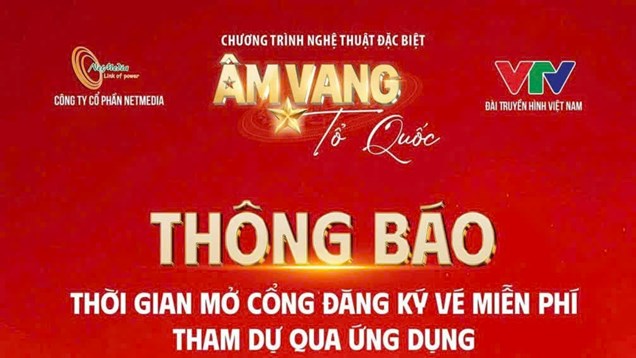 Đăng ký nhận vé miễn phí concert “Âm vang Tổ quốc”