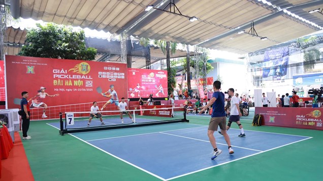 640 vận động viên tranh tài tại Giải Pikleball Đài Hà Nội năm 2025